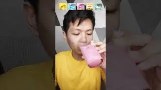 minum berbagai macam varian pop ice 