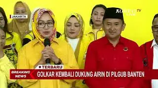 [FULL] Keterangan Airin Rachmi usai Kembali Resmi Didukung Golkar Maju Pilgub Banten: Pasti Terharu