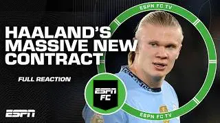 🚨 9.5 YEARS?! 🚨 Erling Haaland signs LONGEST deal in Premier League history 😳 | ESPN FC