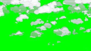 ☁☁ CLOUDS IN THE SKY ☁☁ GREEN SCREEN💯| #greenscreen effects - chroma key animations VIDEO HD *1080*