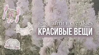 КРАСИВЫЕ ВЕЩИ в ОДНОМ СТИЛЕ 🎀*подборка авторов и красивых предметов* everskies