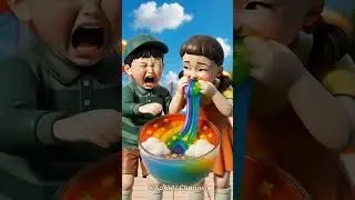Squid Game AI Edible Slime Rainbow ASMR 