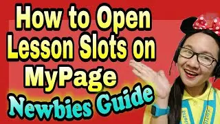 51TALK How to Open Lesson Slots in MyPage