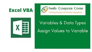 Excel VBA Tutorial | Variables & Data Types in Excel VBA | Assigning Values to Variables