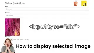 How to display selected image using input type = "file" | input tag | html | jQuery | JavaScript