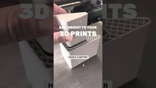 Better Way to Add Weight to 3D Prints 🏋🏽