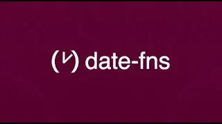 Working with JavaScript dates? Yeah, just use date-fns...