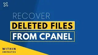 How To Recover Deleted Files From Cpanel File Manager 2024 | Restore Deleted Files On Cpanel