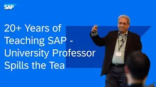 20+ Years of Teaching SAP - 🍵University Alliances Professor Spills the Tea | AHA moments