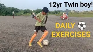 DAILY ⚽ DRILLS🦵💥#skills #soccer #football #shortvideo #sports #gaming #training #drills #twins