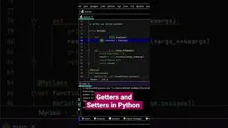 Getters and Setters in Python 
