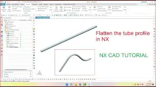 Trãi phẳng biên dạng ống | Flatten the pipe profile in NX # 17