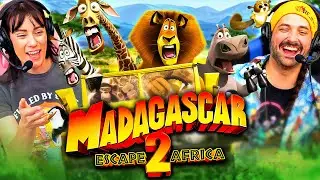 MADAGASCAR: ESCAPE 2 AFRICA (2008) MOVIE REACTION! FIRST TIME WATCHING! Full Movie Review