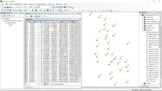 How to convert coordinate system of a set of points using ArcGis