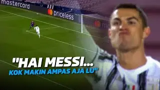 KASIHAN MESSI 😂 Detik Detik Ronaldo Ejek Messi Lewat Selebrasinya Usai Cetak Gol Saat Juve Vs Barca