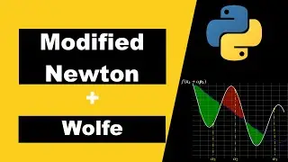 Modified Newton method | Wolfe Backtracking | Theory and Python Code | Optimization Algorithms #6