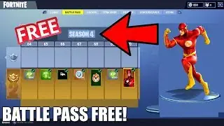 HOW TO GET THE SEASON 4 BATTLE PASS + 100 TIERS FREE ON FORTNITE!!