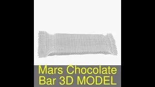 3D Model of Mars Chocolate Bar Review