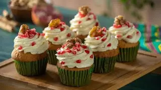 Cupcakes de nogada | kiwilimón recetas