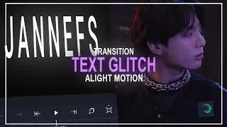 Text Glitch Transition || Alight Motion Tutorial