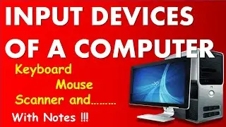 COMPUTER BASICS: Input devices | What is input device? Input device examples and working Explained