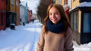 Teen girl created in Pixverse AI