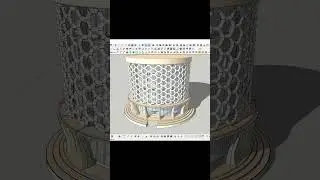 Modeling a Parametric Facades/Screen in SketchUp 