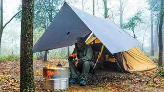 Solo Camping In Heavy Rain Storms - ASMR Video Compilation