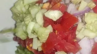 vegetables salat | vegetables kuchumabar | dite me dopar ka khana #youtube ao kuch aur sikha