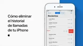 Cómo eliminar el historial de llamadas de tu iPhone — Soporte técnico de Apple