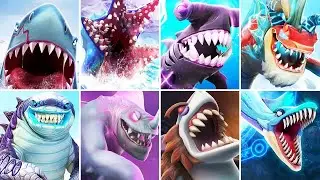 Hungry Shark Evolution - ALL SHARKS