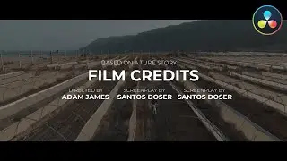 Film Credit Pack ★ DaVinci Resolve Templates ★