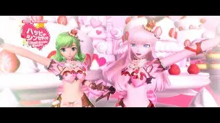 【MMD】ハッピーシンセサイザ / Happy Synthesizer (EasyPop ft. GUMI & 巡音ルカ)