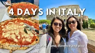 FIRST TIME CRUISING AROUND ITALY 🇮🇹 // Travel Vlog in Messina, Naples, Rome, Florence and Pisa