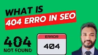 SEO Tutorial 404 Error Fixing | How to fix 404 error?