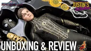 Hot Toys Spider-Man Black & Gold Suit No Way Home Unboxing & Review