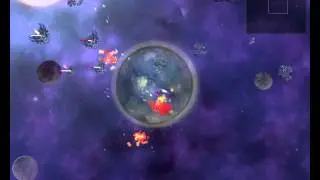 Space Shooter Protoype - Visuals and minimap