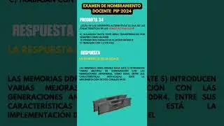 Examen de Nombramiento PIP 2024 - Pgta 34 #EXAMENPIP