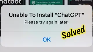 Unable To Install App (Please Try Again Later) How To Fix 😃