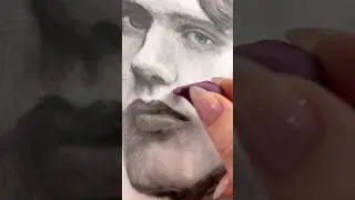 Как нарисовать быстрый портрет углем