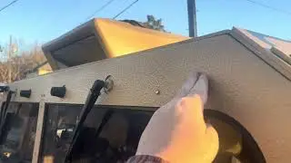 Convert your Soft Top Humvee to Hard Top- 3 Piece Kit (Single piece roof+Windshield frame+C-Pillar)