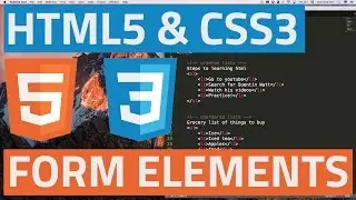 HTML5 and CSS3 beginner tutorial 40 - textarea, select, and fieldsets