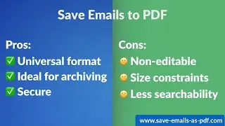 How to Save Emails as PDF (locally on your computer)