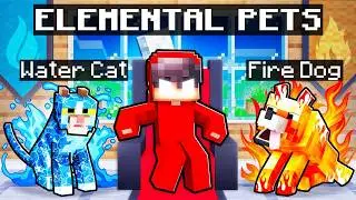 Turning my Pets ELEMENTAL in Minecraft!