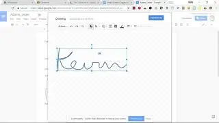 Google Docs - Your signature