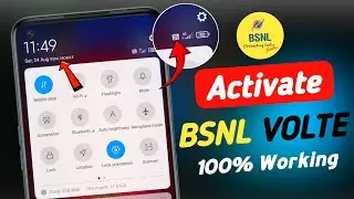 Bsnl VOLTE Activation | How To Activate Bsnl 4g Volte | BSNL VOLTE