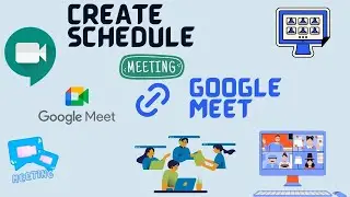 How to Create Google Meet Link | Schedule Meeting on Google Meet | Google Calendar |