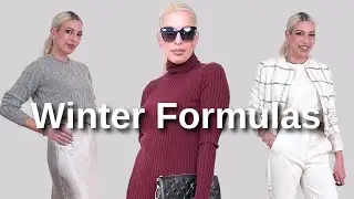 6 Chic Winter Outfit Formulas When You Have Nothing To Wear