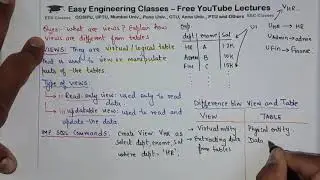 Views and Table Difference, Supplier Relation Important SQL Queries | DBMS Important Ques Part 4