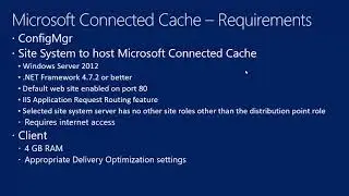 ConfigMgr Current Branch   Caching!  Understanding the Options   Pari V   Delivery Optimization   MC